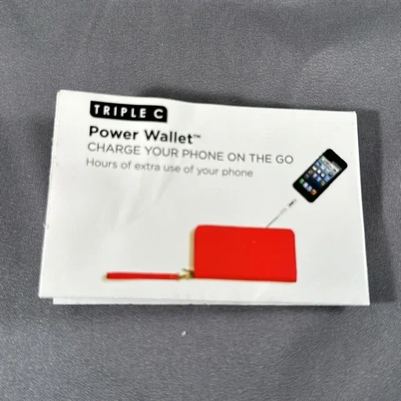 Triple C Power Wallet charges your phone on the go - black - Picture 2 of 5